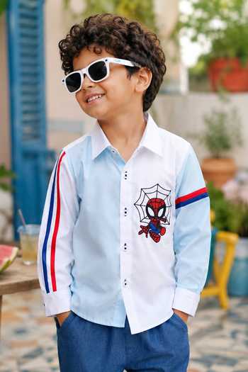 Toplove Spidey Hand Embroidered Shirt 