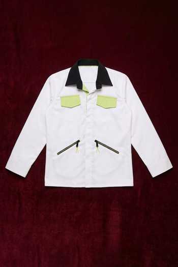 Toplove Cotton Neon Strapped Shirt 