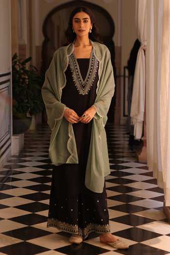 SEHER JAIPUR Mehrnaz Kurta Palazzo Set 