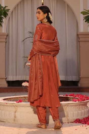 SEHER JAIPUR Zeya Embroidered Anarkali Set 