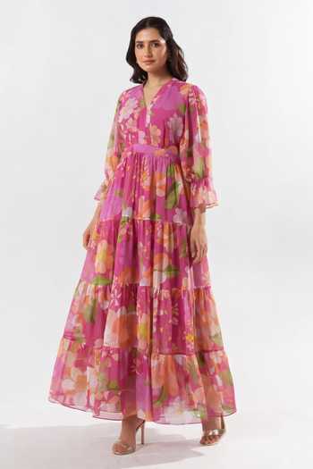 Aroop Shop India Fleurir Maxi Dress