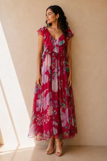 Aroop Shop India Camellia Maxi Dress