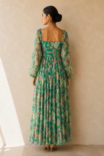 Aroop Shop India Gaiaa Printed Dress