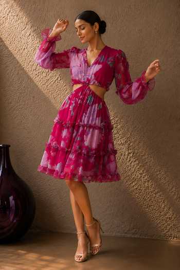 Aroop Shop India Bloom Short Dress