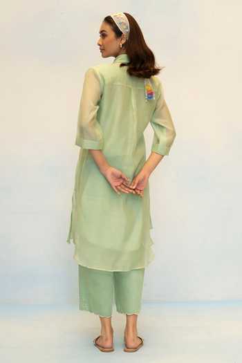 AM by Anita Mittal Zara Embroidered Kurta & Pant Set 