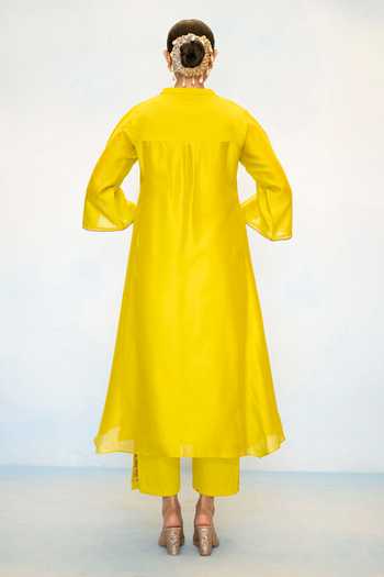 AM by Anita Mittal Saba Silk Chanderi Kurta With Pant 