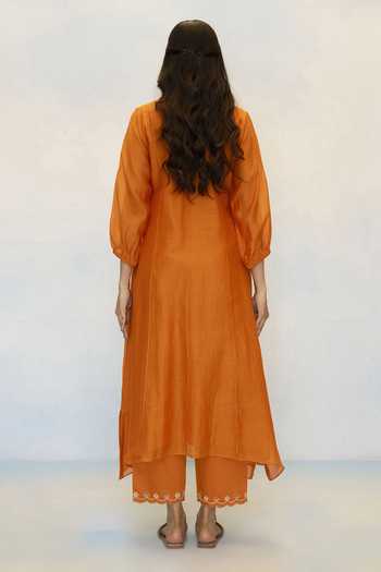 AM by Anita Mittal Noorani Embroidered Kurta & Pant Set 