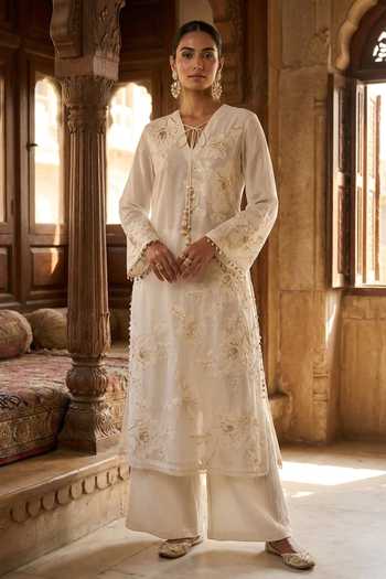 Aditi Somani Applique Kurta With Pant