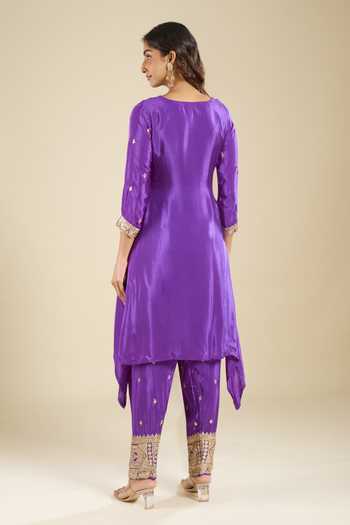 Khwaab By Sanjana Lakhani Embroidered Kurta Salwar Set 