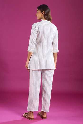 Khwaab By Sanjana Lakhani Printed Straight Kurta & Pant Set 