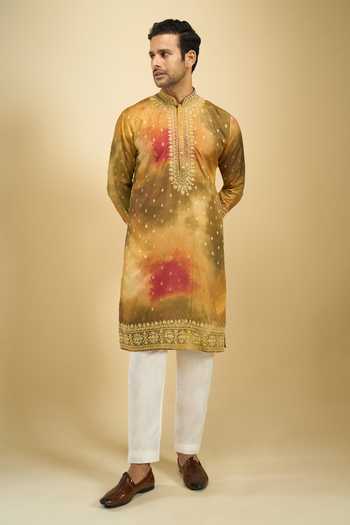 Buy Arihant Rai Sinha Multi Color Silk, Viscose, Polyester Woven Buttis And Embroidered Kurta Set Online at Aza Fashions Buy_Arihant Rai Sinha_Multi Color Silk, Viscose, Polyester Woven Buttis And Embroidered Kurta Set _Online_at_Aza_Fashions
