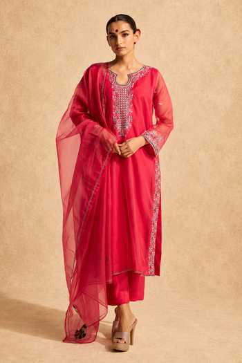 Meesa Meher Hand Embroidered Kurta Pant Set 