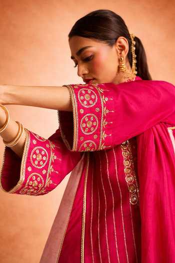 Meesa Innayat Embroidered Anarkali & Salwar Set 