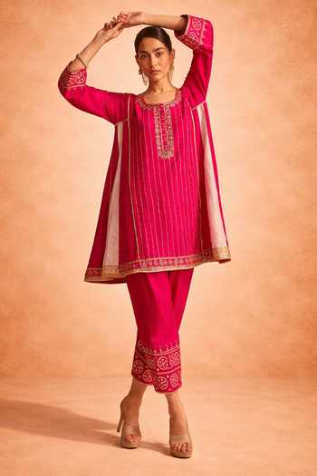 Meesa Innayat Embroidered Anarkali & Salwar Set 