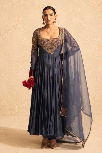 Meesa Payal Hand Embroidered Anarkali Set 
