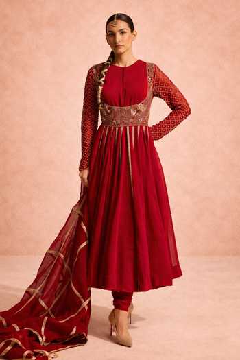 Meesa Chaand Hand Embroidered Anarkali Set 