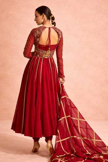 Meesa Chaand Hand Embroidered Anarkali Set 