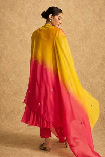 Meesa BindiyaYoke Embroidered Anarkali Set 