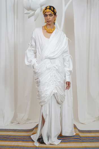 Saim Pocket Saree Dress