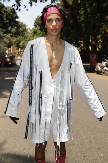 Saim Cut Out Fringed Jacket 