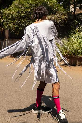 Saim Cut Out Fringed Jacket 
