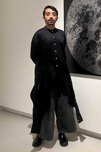 Saim Multi Sleeve Asymmetric Shirt 