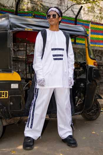 Saim Over Layered T Shirt & Trouser Co-ord Set 
