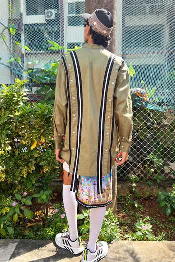 Saim Deconstructed Buttons Shirt 