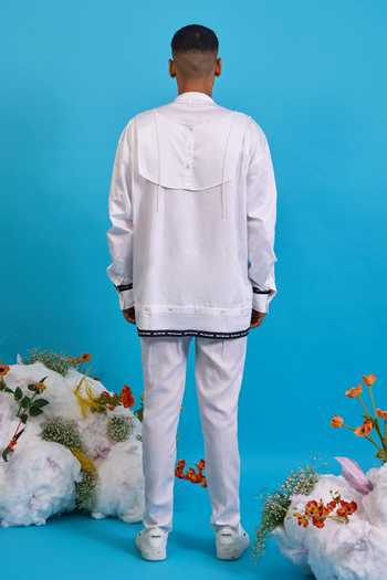 Saim Deconstructed Kurta Yoke Shirt 