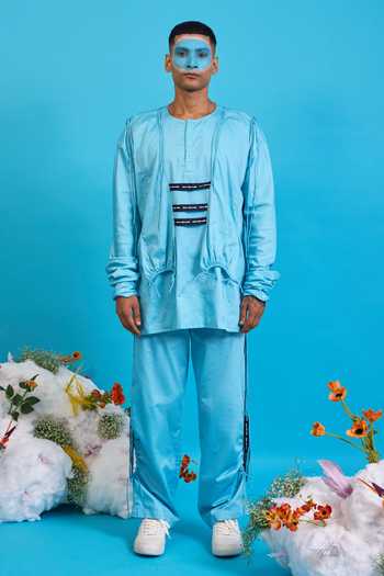 Saim Over Layer Kurta Set 