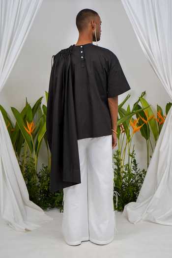 Saim Pocket Saree Drape T-shirt 