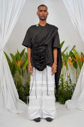 Saim Pocket Saree Drape T-shirt 