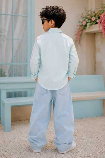 Toplove Peppa Pig Embroidered Shirt 