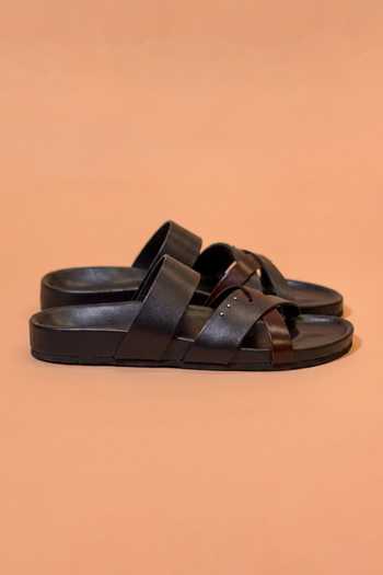 Dmodot Black Corko Ombro Nero Flats Online at Aza Fashions Dmodot_Black Corko Ombro Nero Flats _Online_at_Aza_Fashions