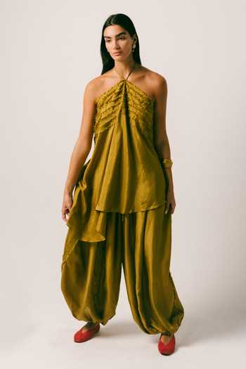 Ituvana Sawah Top and Salwar Set 
