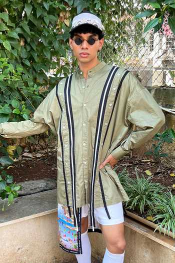 Saim Deconstructed Buttons Shirt 