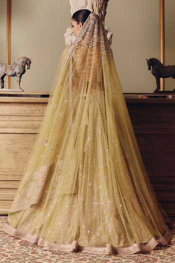MATSYA The Royal Masai Landscape Aged Lehenga Set