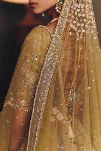 Buy MATSYA Gold Silk, Tissue Sweetheart Neck The Royal Masai Landscape Aged Lehenga Set Online at Aza Fashions Buy_MATSYA_Gold Silk, Tissue Sweetheart Neck The Royal Masai Landscape Aged Lehenga Set _Online_at_Aza_Fashions