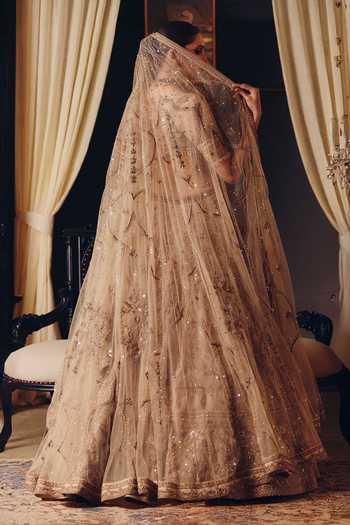 MATSYA The Dripping Gold Tara Bridal Lehenga Set