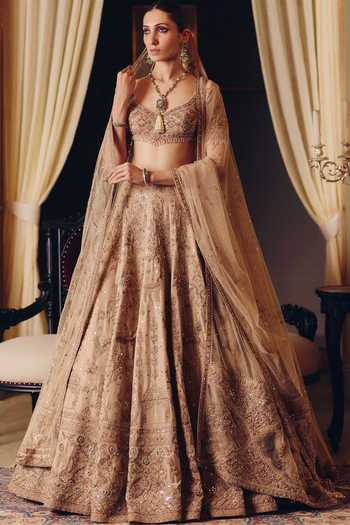 MATSYA The Dripping Gold Tara Bridal Lehenga Set