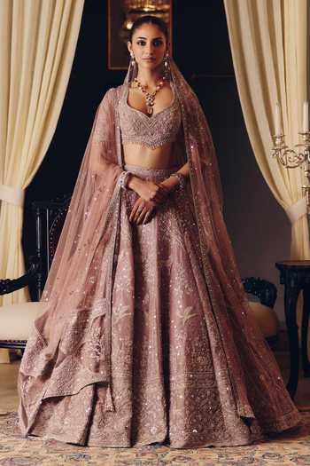 MATSYA The Tara Bridal Embroidered Lehenga Set