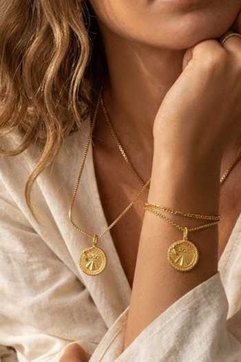 Arvino Vintage Sun Crest Coin Charm