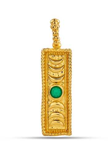 Arvino Gold Plated Vintage Celestial Embellished Charm Pendant Online at Aza Fashions Arvino_Gold Plated Vintage Celestial Embellished Charm Pendant _Online_at_Aza_Fashions