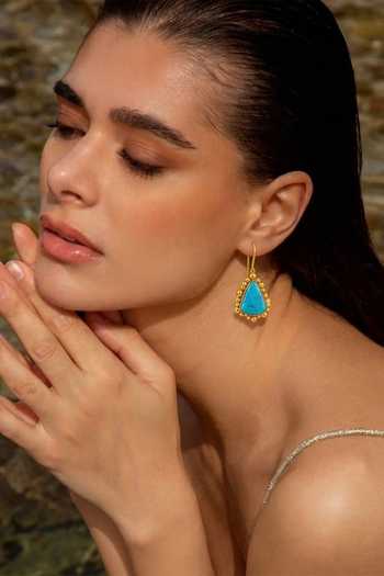Arvino Turquoise Drop Earrings 