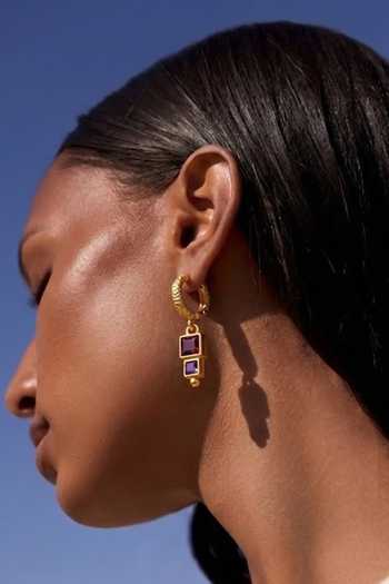 Arvino Garnet Amethyst Earrings 