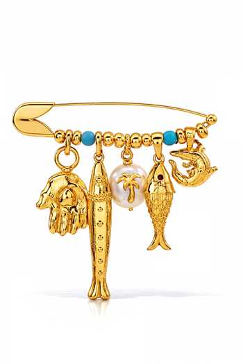 Arvino Ocean Relic Charm Pin Brooch 
