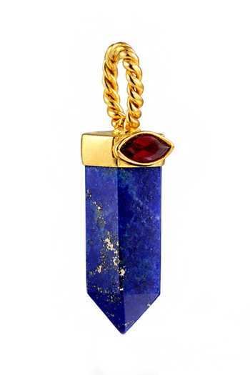 Arvino Lapis Dagger Charm Pendant