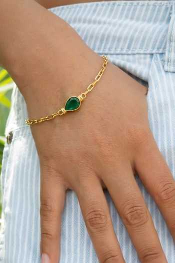 Arvino Onyx Teardrop Bracelet 