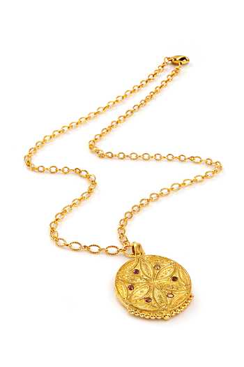 Arvino Medallion Pendant Necklace 