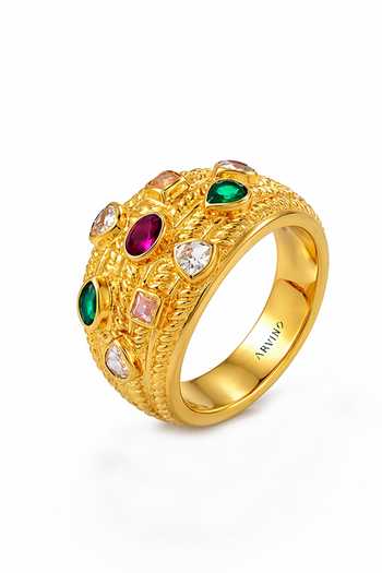 Arvino Textured Band Ring 